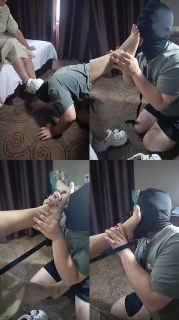 【钰儿S】舔脚,口水,玩狗