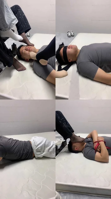 【姜果果】双S-气味控制-丝袜+棉袜窒息踩/袜子塞嘴