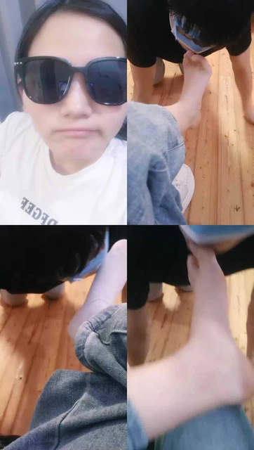 【玥玥】素人学生主-班主任下跪做奴