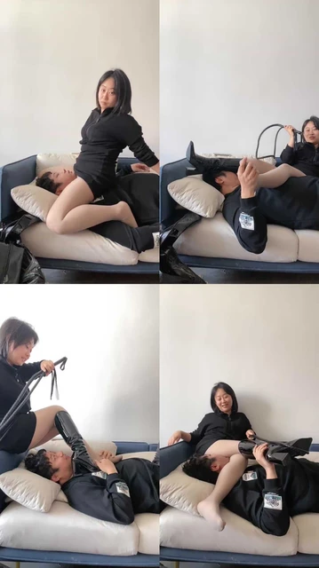 【迦娜】高跟丝袜美腿蹂躏地毯狗【下】