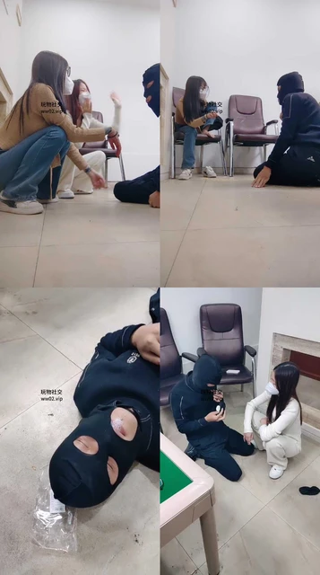 【女神也能很暴力】双S-袜子塞嘴虐打踢踹【下】