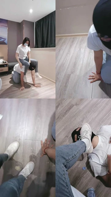 【芊兮】骑马骑脖/小白鞋全体重踩/鞋底喂食/闻鞋闻袜