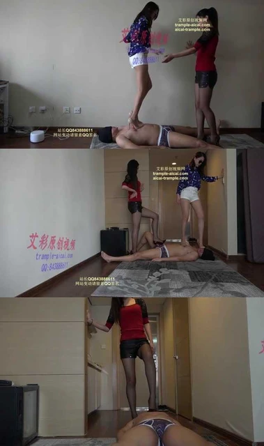 【小妮女主】双主性感高跟鞋践踏贱奴(被踩死都值了)