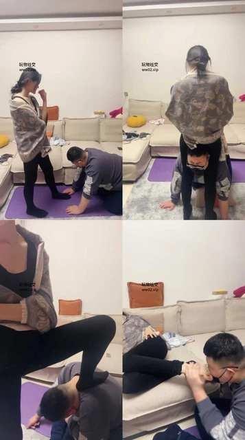 【埋汰】黑丝脚踩/碾压狗爪/转胯狗爬