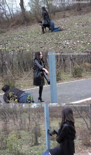 【冷柔】冷柔长靴户外骑乘羞辱老