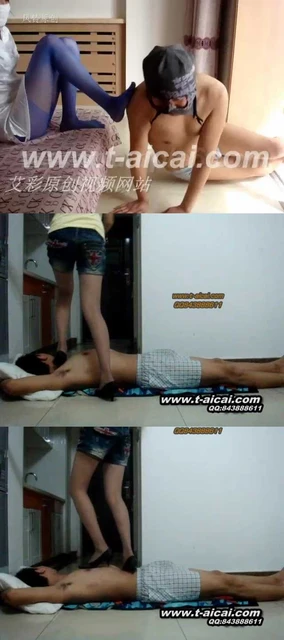 【小妮女主】蓝色丝袜护士装-戏弄蹂躏+小跟鞋毯子身上蹦迪!