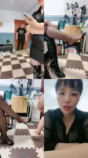 【佳琪女王】外卖员被调-转胯/舔皮靴/喝口水