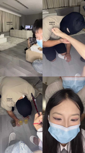 【安徽情侣】情侣主虐情侣-赏赐圣水/脏鞋原味棉袜/转胯踩踏