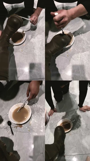 【芮兮】贱狗甘愿为主人刷鞋爱吃刷鞋水