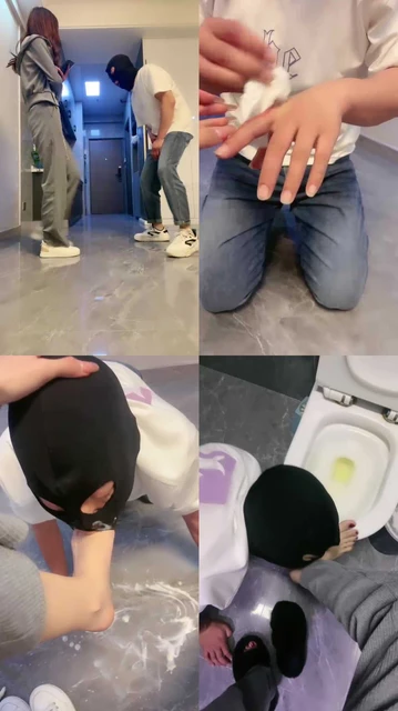 【惜沫】强制圣水/原味白袜气味羞辱/遛狗转胯