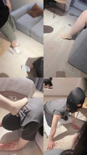 【桃樱樱】镜前羞辱/遛狗爬行/sp/高跟踩/强制闻臭鞋臭脚/滴蜡