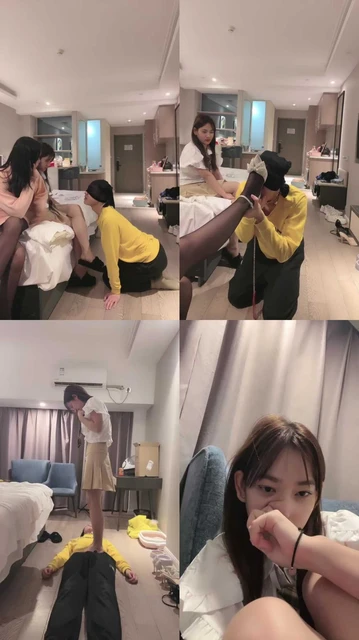 【00后叶娘】带亲妹妹体验调奴游戏