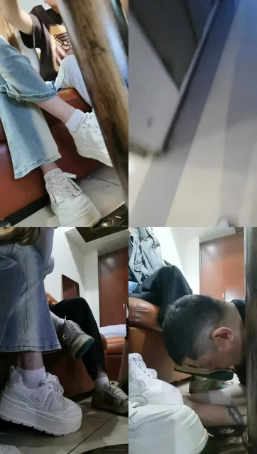 【文文文】多S-桌底视角舔脏鞋