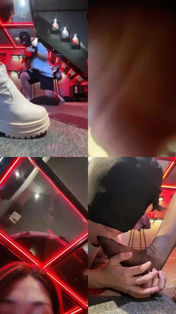 【陆路】沉浸式黑丝玉足狂舔/枷锁囚禁