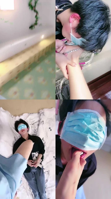 【靡兔】大学生主白袜裸足狠虐废物