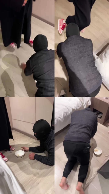 【伊莉】情侣主-玩弄绿帽追求者/喝烟头圣水/口水/骑马