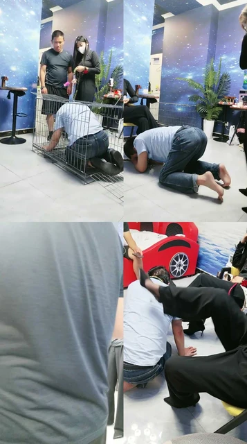 【天韵女皇】双S-圣水淋浴/囚禁狗笼/丝袜塞嘴踩踏【双视角版】