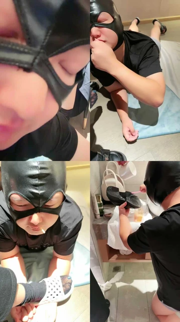 【安主子】强迫吃byt/黑丝诱惑/皮鞋踩狗爪/踩踏喂食