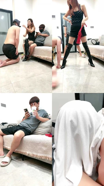 【安主子夫妻SS】舔高跟靴钻胯圣水