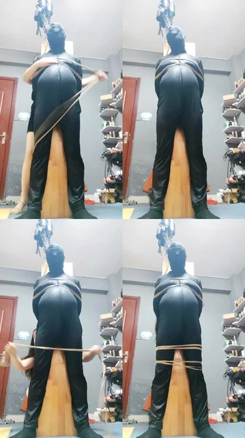 【东营天香百合】五花大绑/驯化人体鞋架