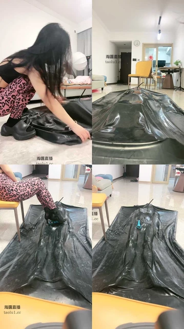 【薇薇】真空乳胶床,窒息