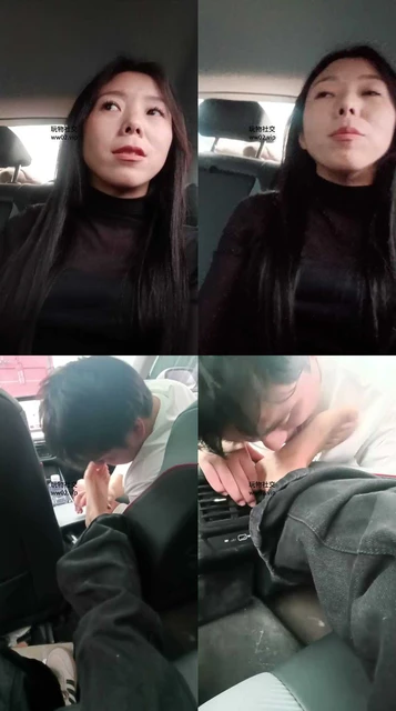 【芝芝女王】车内让狗舔脏鞋臭脚