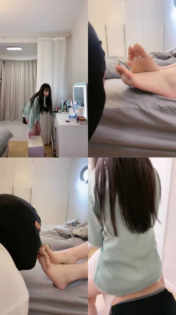 【樱桃大大】圈养家奴伺候就寝