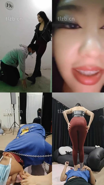 【猫爷】楼梯间遛狗爬行/长靴踩/喂圣水/闻腋下/脚插嘴