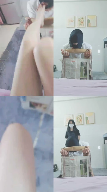 【灵竹】捆绑双手舔脚/仔细清理脚趾