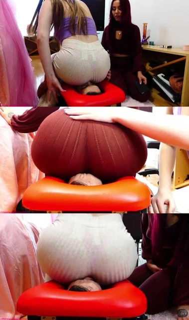 【欧美女王】Bella女神和闺蜜性感蜜桃臀坐脸窒息调教!Q弹美臀坐扁狗脸!