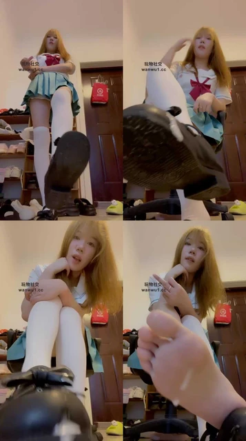 【啵啵小妍】jk口水羞辱
