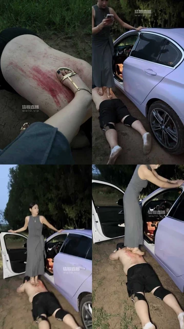 【苏御大人】户外小树林鞭打