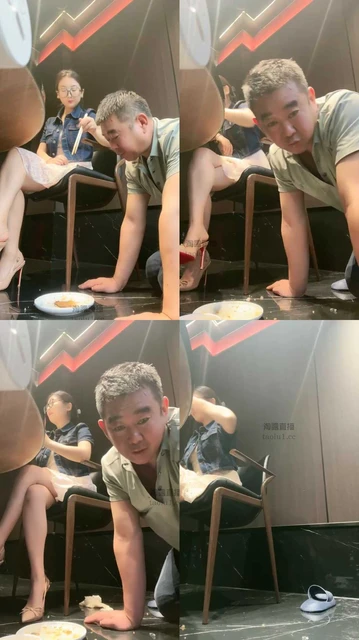 【依然大大】包间给老狗喂食