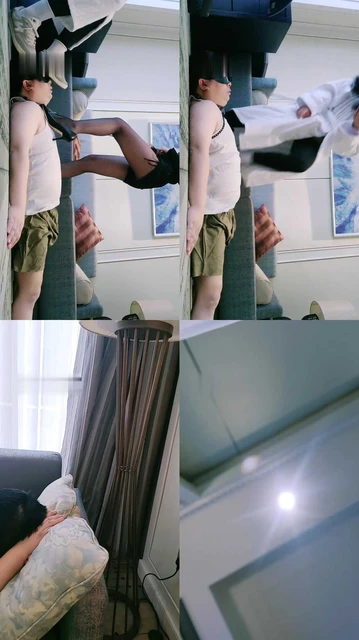 【维因&维妮】双S-高跟鞋黑丝运动鞋棉袜舔脏鞋底（双视角版）