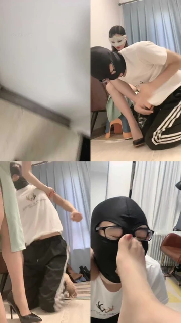 【成都女王DS】高跟踩狗爪/闻舔原味肉丝高跟裸足