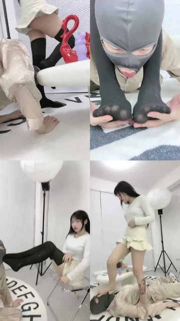 【心动茜茜】精神小妹过膝黑袜辱男友