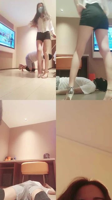 【御妍S】高跟凉鞋训狗