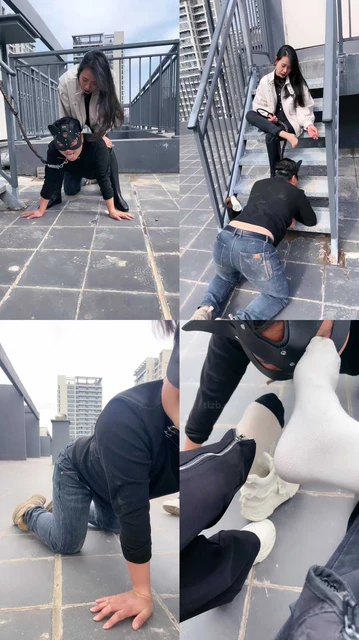 【爱丽丝】户外阳台双S-狗链锁/骑马/吐口水/踩踏/闻鞋【完整版】