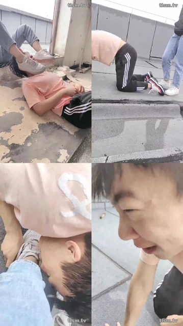 【小欣欣】学生主教学楼顶tj狗【完整版】