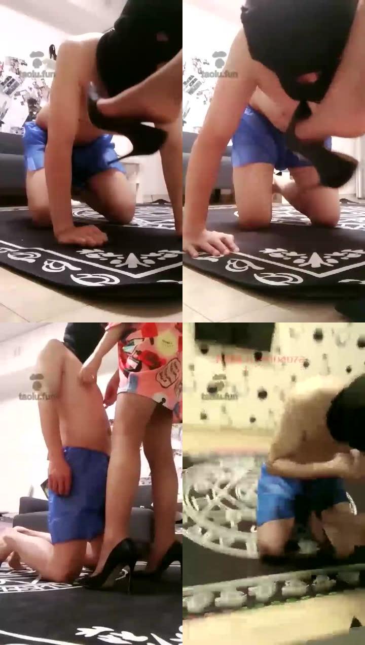 【薇安BABA】居高临下挑鞋玩狗