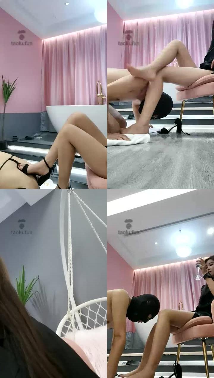 【夏馨S】耳光踩踏虐乳舔脚