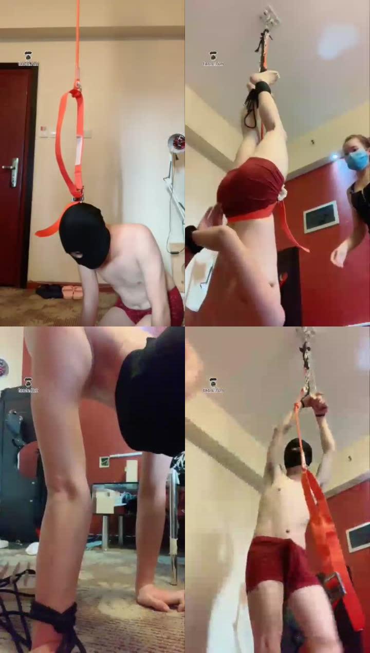 【成都叶子】捆绑悬吊虐求饶 